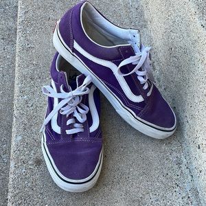 Vans Old Skool Purple size 9.5